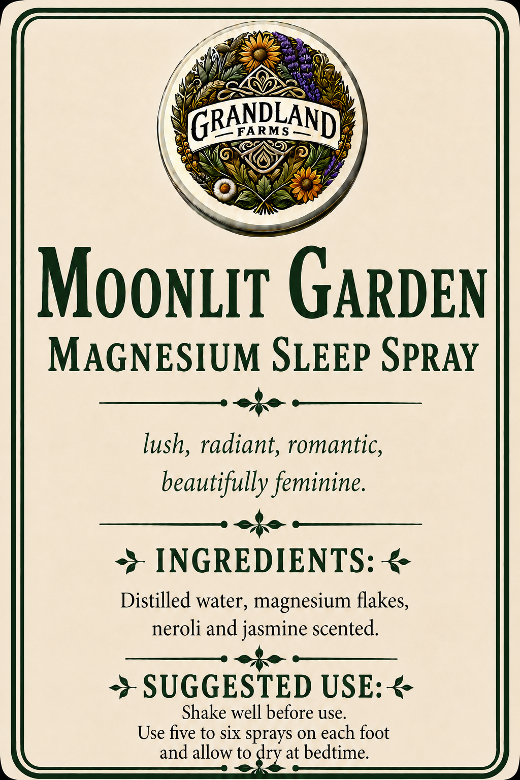 Moonlit Garden Magnesium Sleep Spray
