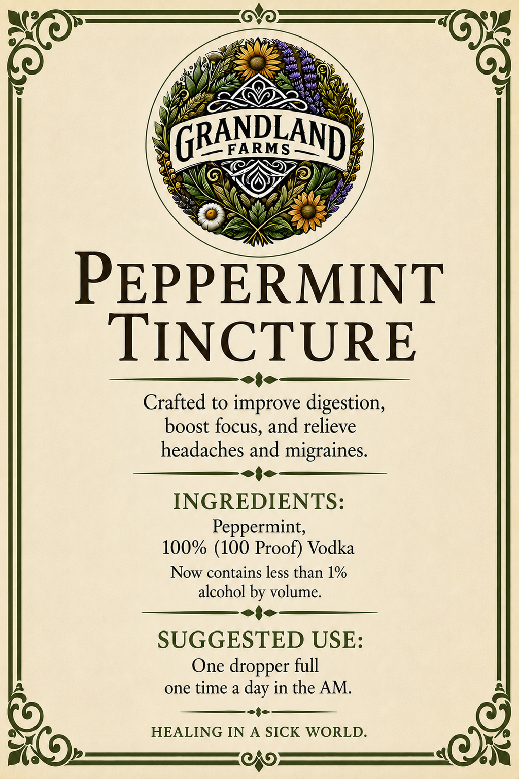 Peppermint Tincture