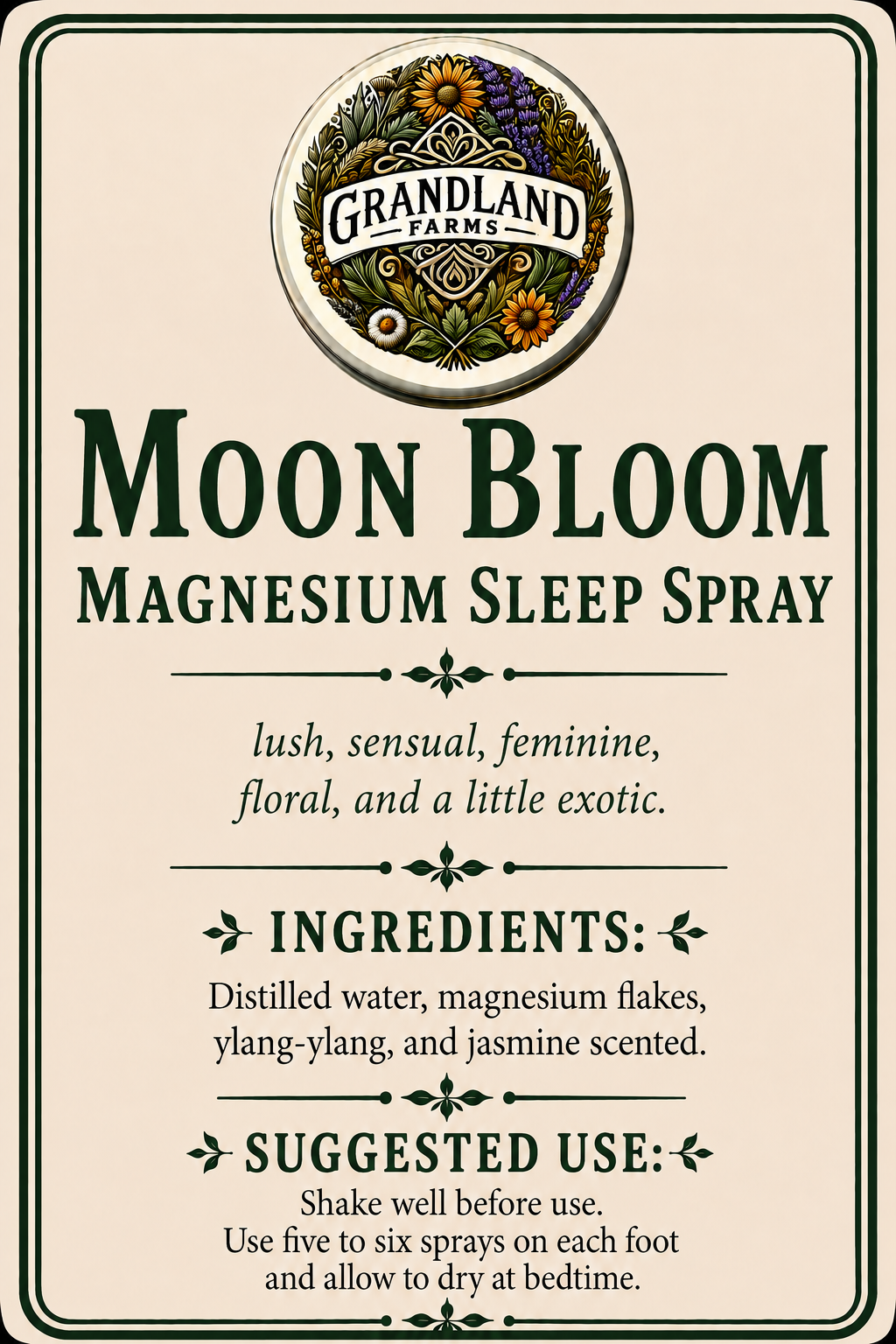 Moon Bloom Magnesium Sleep Spray