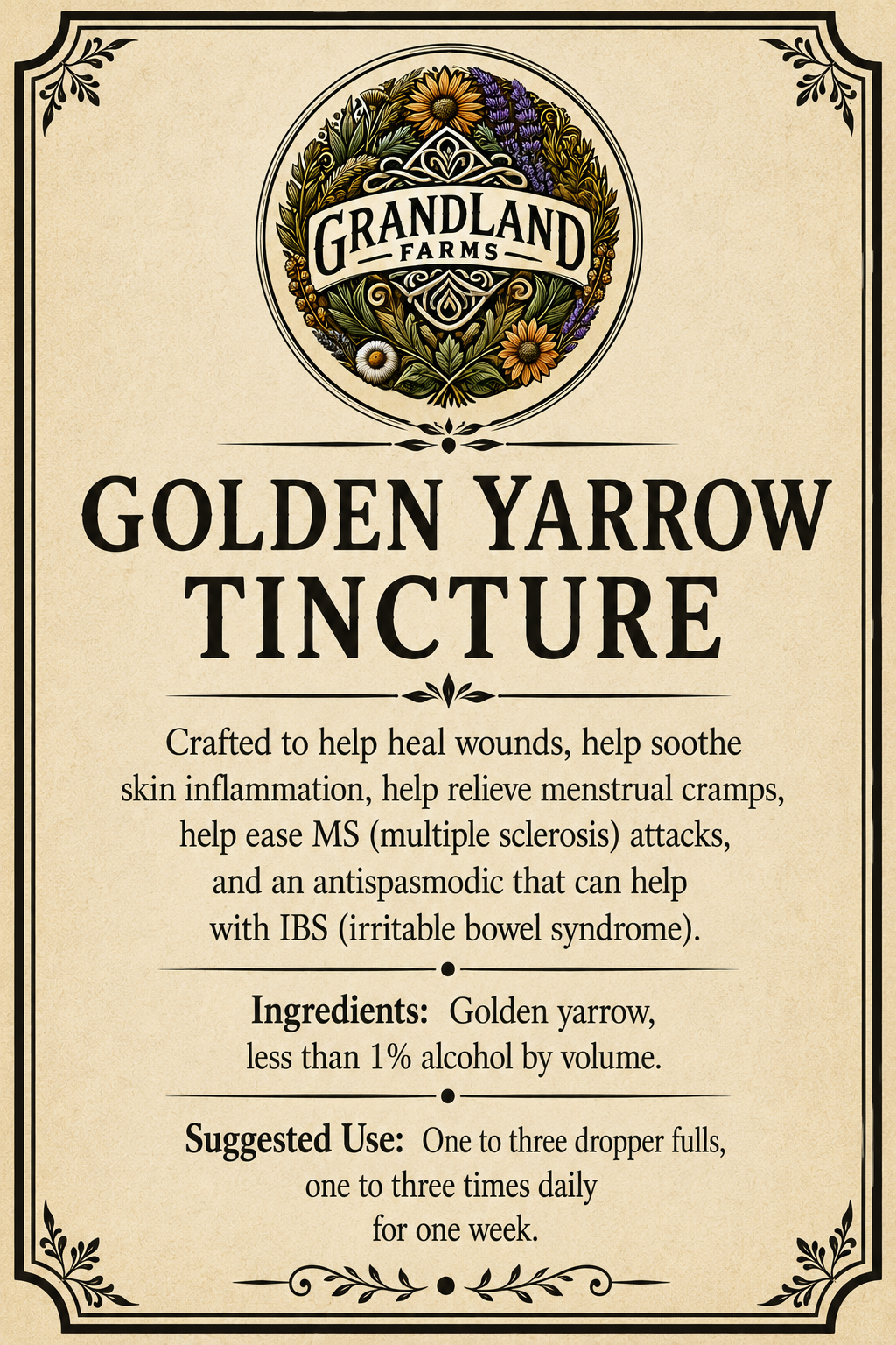 Golden Yarrow Tincture