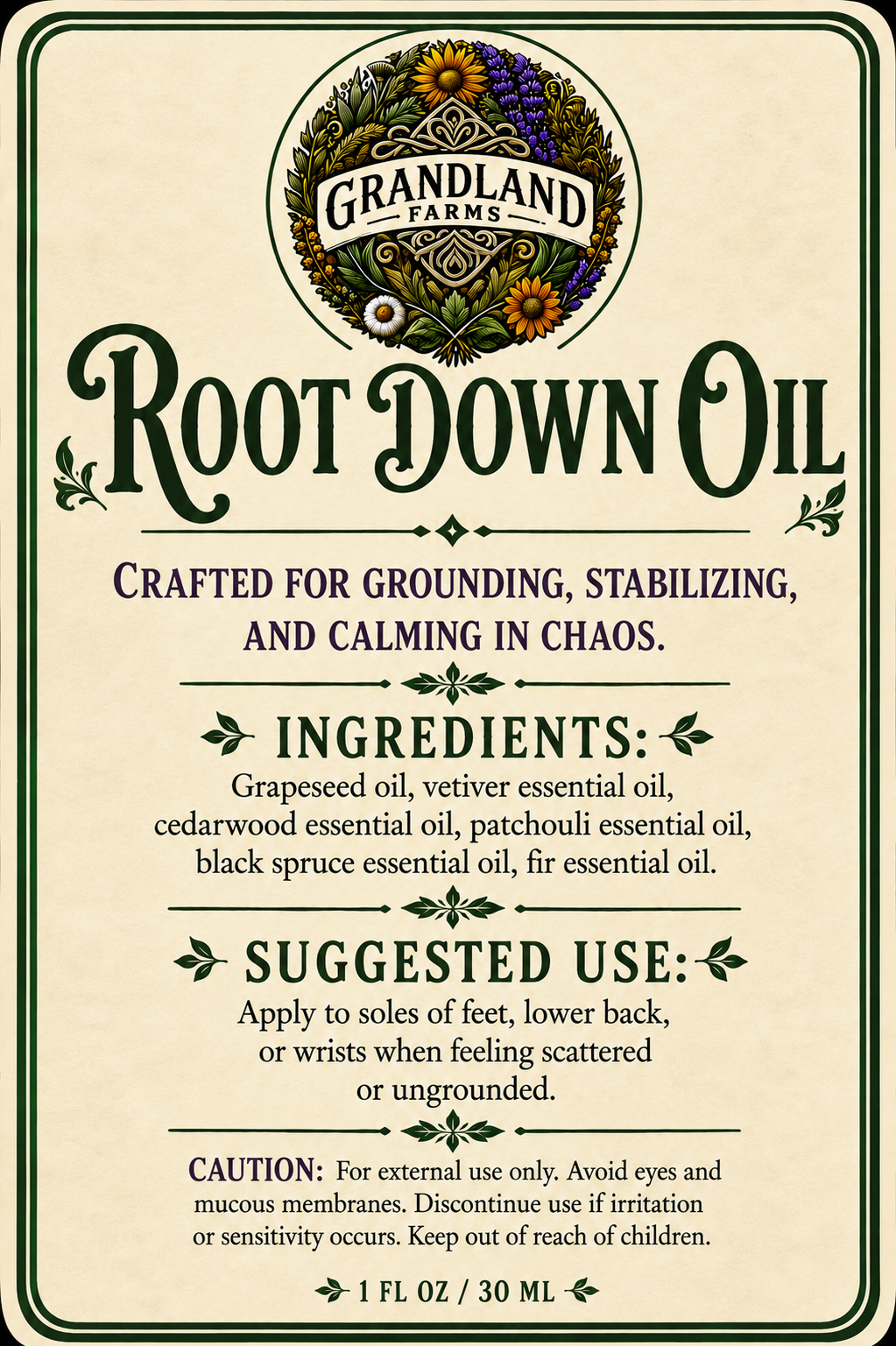 Root Down Oil