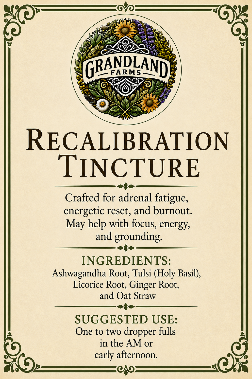 Recalibration Tincture