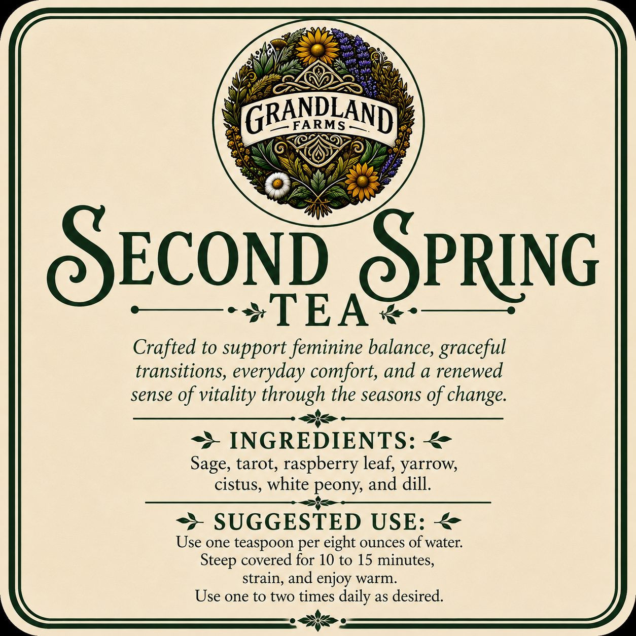 Second Spring Tea
