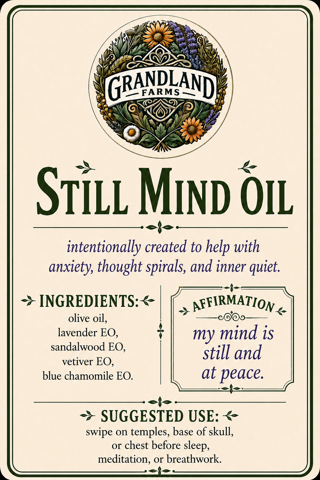 Still Mind Oil
