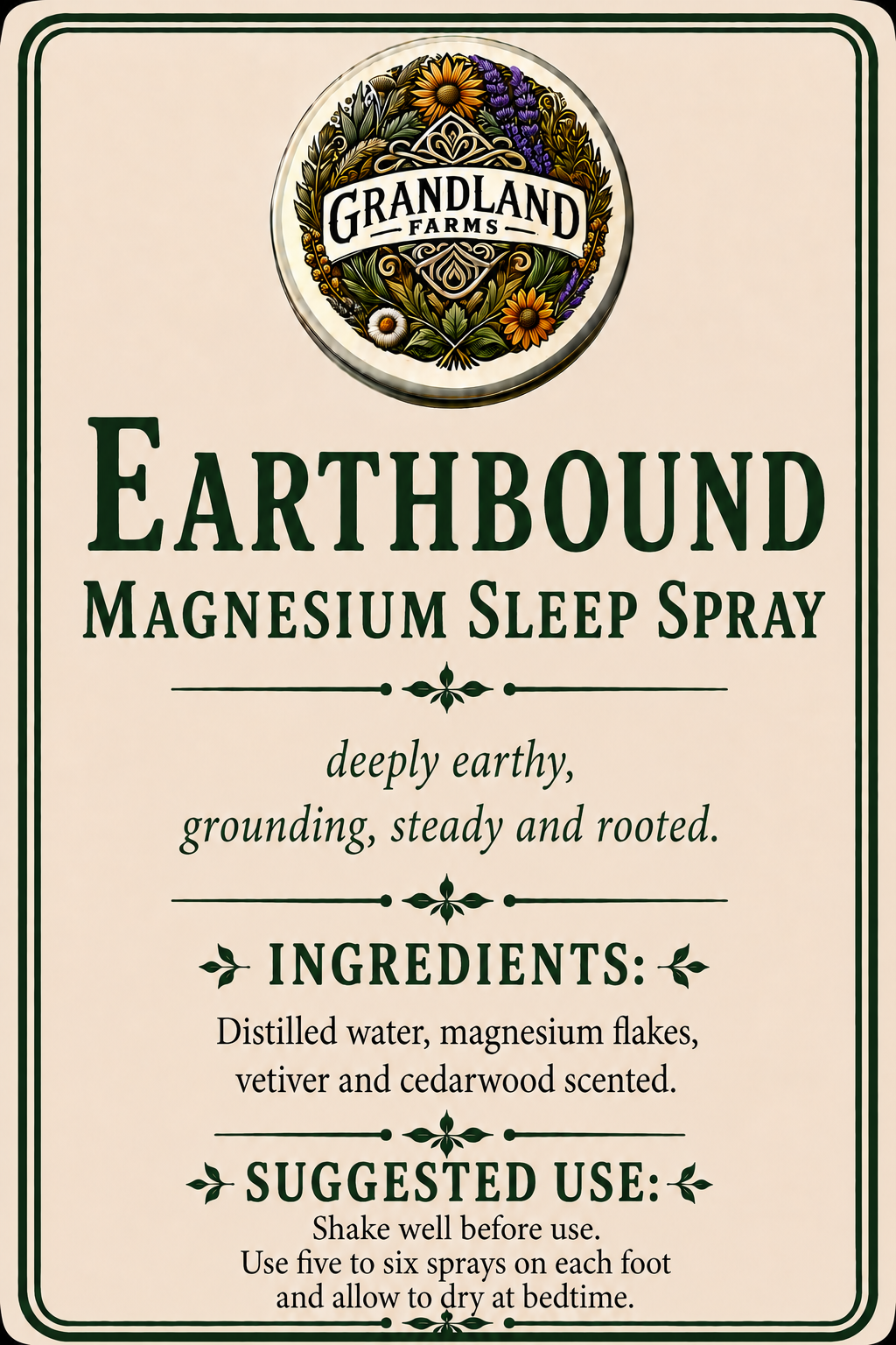 Earthbound Magnesium Sleep Spray
