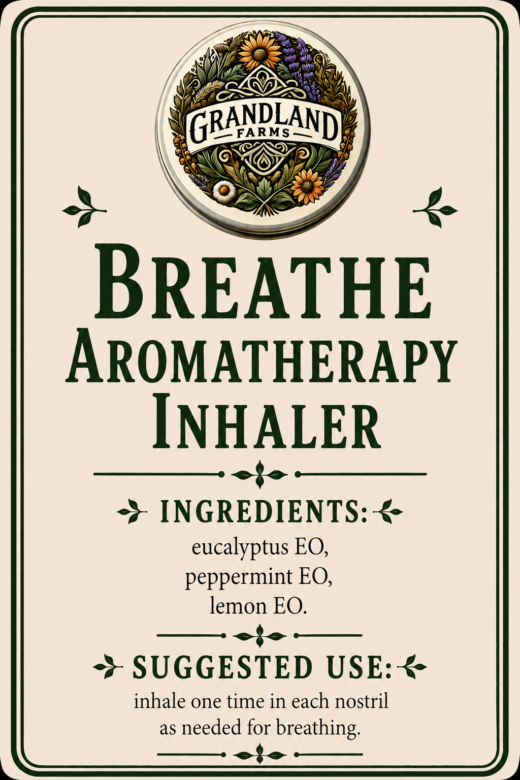Breathe Aromatherapy Inhaler