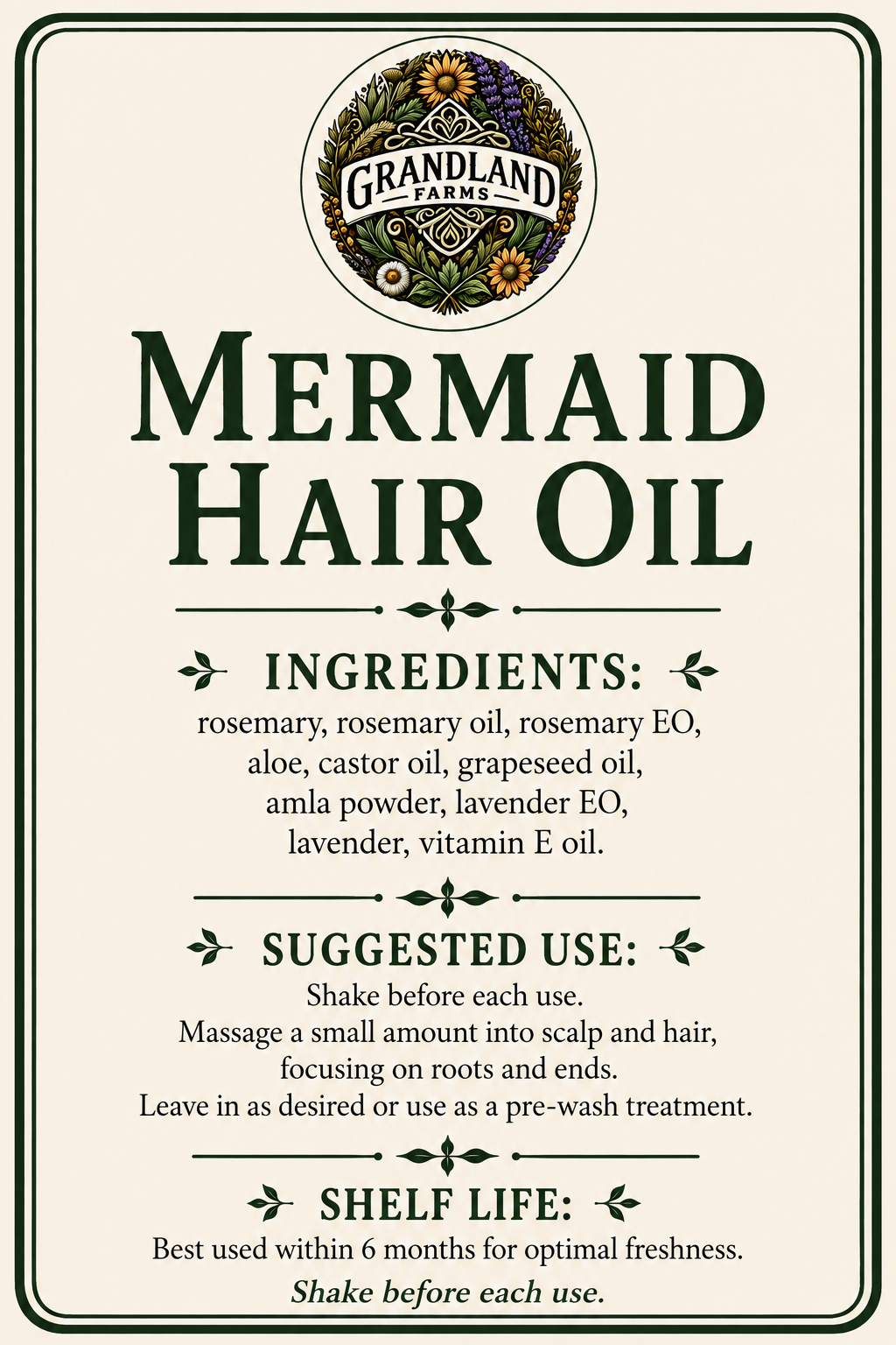Mermaid Hair Oil