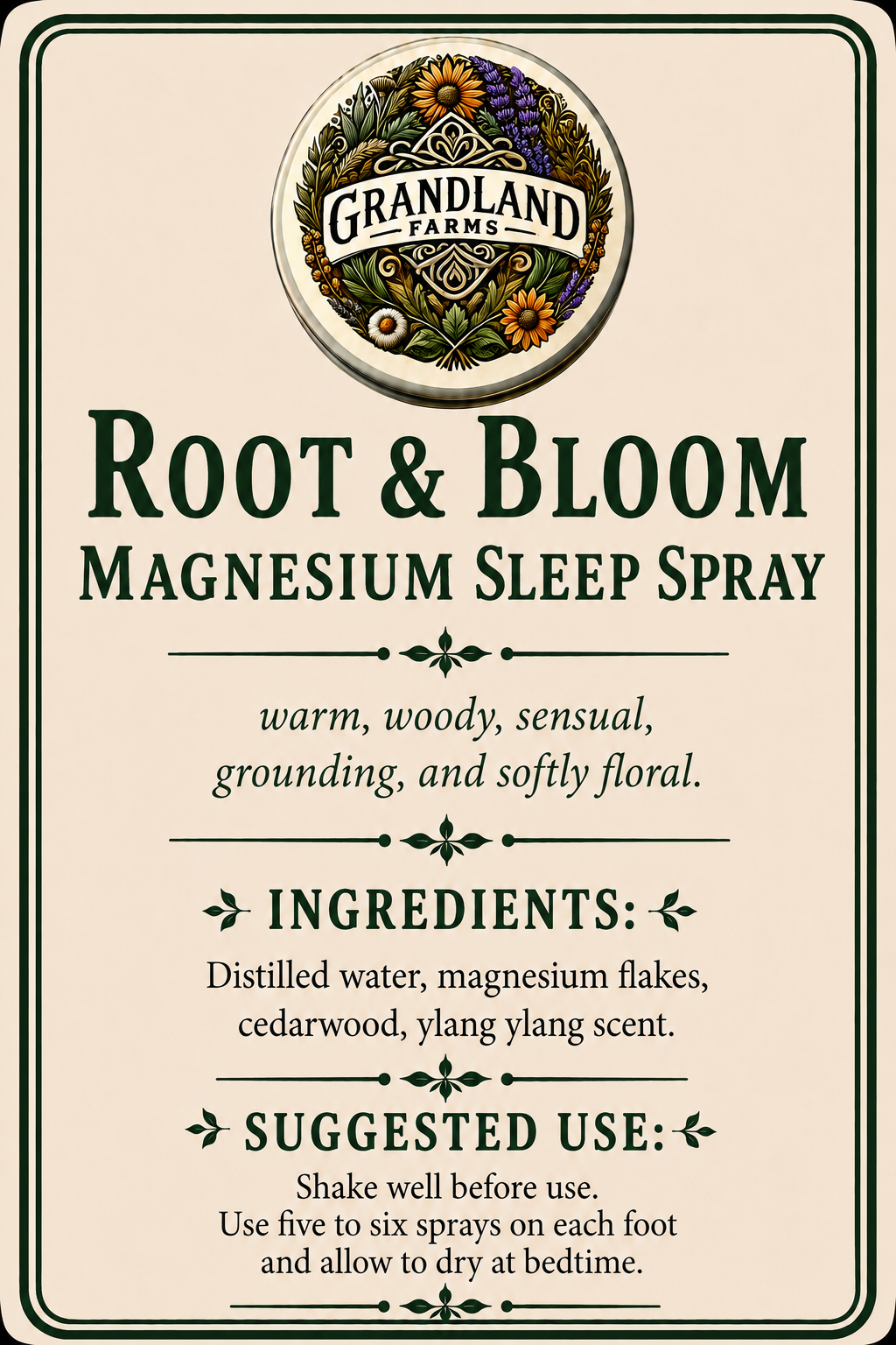 Root & Bloom Magnesium Sleep Spray