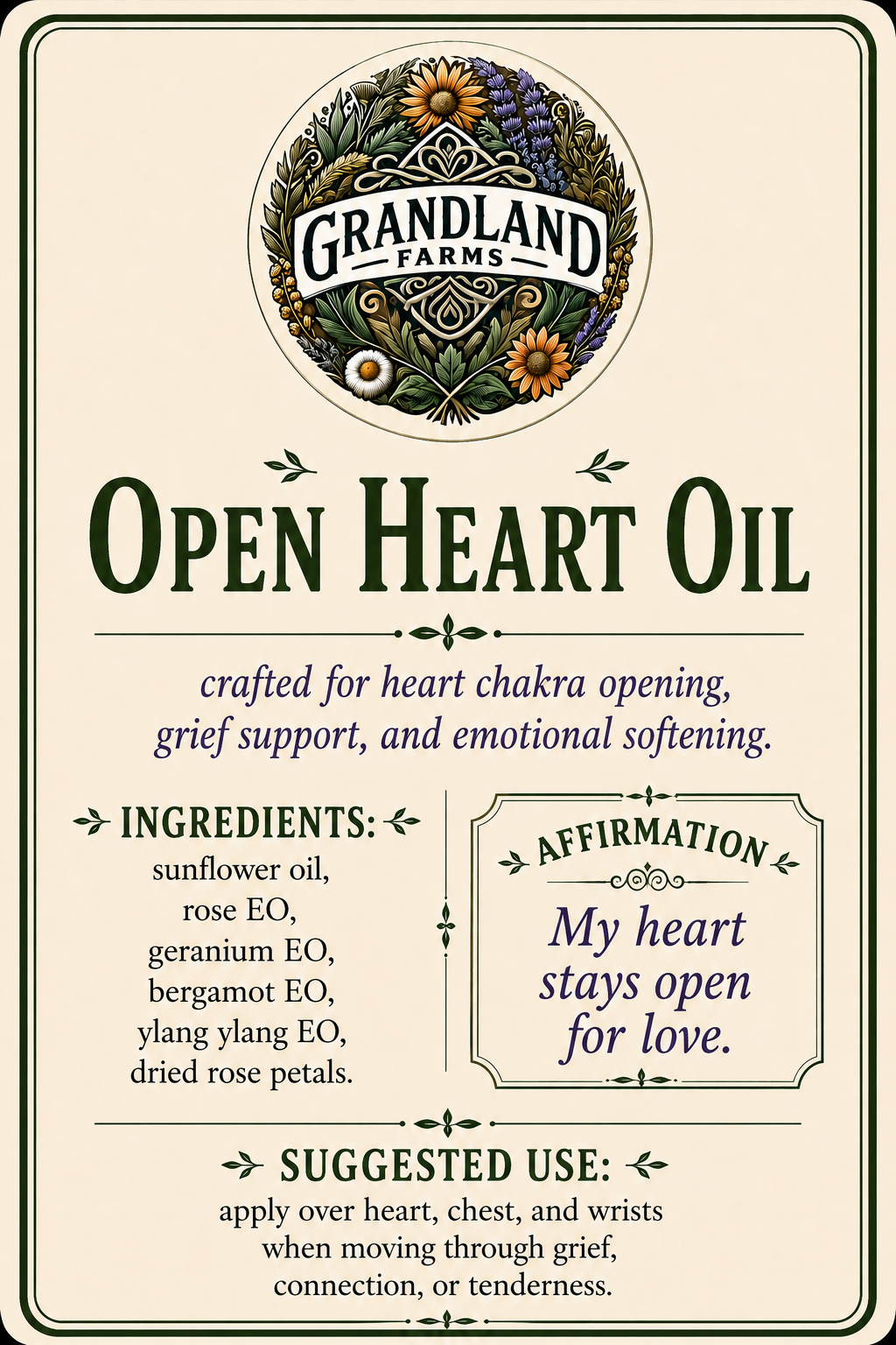 Open Heart Oil