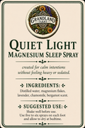 Quiet Light Magnesium Sleep Spray